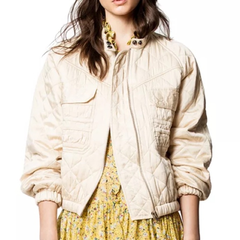 NWT Zadig & Voltaire Bubble Quilted Jacket